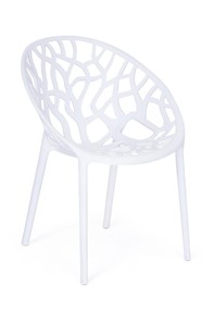 Кресло обеденное BUSH (mod.017) пластик 60*58,5*80 белый, арт.11725 во Владивостоке