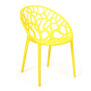 Кухонное кресло BUSH (mod.017) пластик 60*58,5*80 желтый, арт.14103 в Артеме