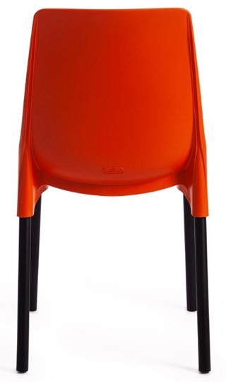 Стул кухонный GENIUS (mod 75) 46x56x84 оранжевый/черные ножки арт.15282 во Владивостоке - изображение 3