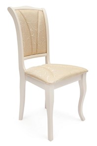 Кухонный стул Opera (OP-SC) 45х53х97 ivory white (слоновая кость 2-5), ткань бежевая (A168B) арт.12494 в Артеме