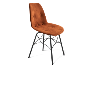 Обеденный стул SHT-ST29-C2 / SHT-S107 (песчаная буря/черный муар) в Артеме