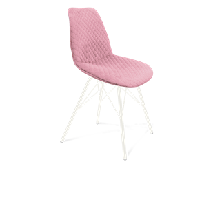 Обеденный стул SHT-ST29-С22 / SHT-S37 (розовый зефир/белый муар) во Владивостоке