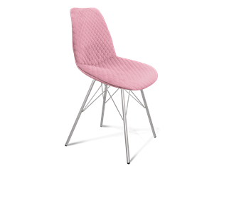 Обеденный стул SHT-ST29-С22 / SHT-S37 (розовый зефир/хром лак) в Находке