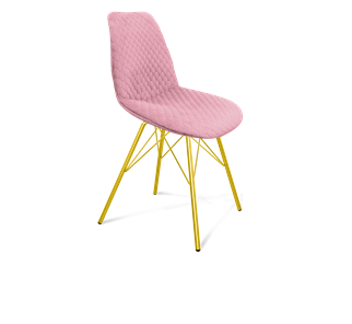 Обеденный стул SHT-ST29-С22 / SHT-S37 (розовый зефир/золото) во Владивостоке