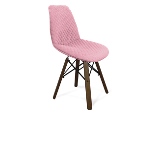 Обеденный стул SHT-ST29-С22 / SHT-S70 (розовый зефир/темный орех/черный муар) во Владивостоке
