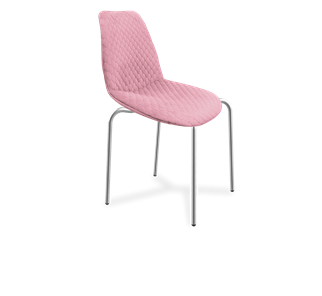 Обеденный стул SHT-ST29-С22 / SHT-S86 HD (розовый зефир/хром лак) во Владивостоке - предосмотр