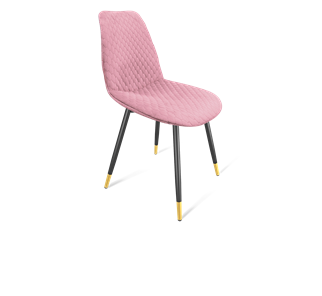 Обеденный стул SHT-ST29-С22 / SHT-S95-1 (розовый зефир/черный муар/золото) во Владивостоке