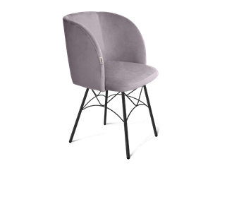 Обеденный стул SHT-ST33 / SHT-S107 (сиреневая орхидея/черный муар) в Артеме