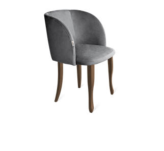 Обеденный стул SHT-ST33 / SHT-S122 (угольно-серый/темный орех/черный муар) во Владивостоке