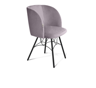 Обеденный стул SHT-ST33 / SHT-S100 (сиреневая орхидея/черный муар) в Артеме