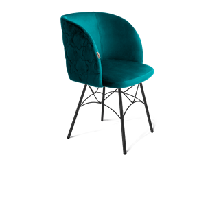 Обеденный стул SHT-ST33-1 / SHT-S107 (альпийский бирюзовый/черный муар) во Владивостоке - предосмотр
