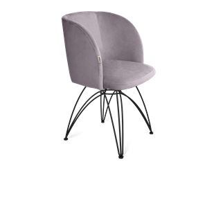 Обеденный стул SHT-ST33 / SHT-S112 (сиреневая орхидея/черный муар) в Уссурийске