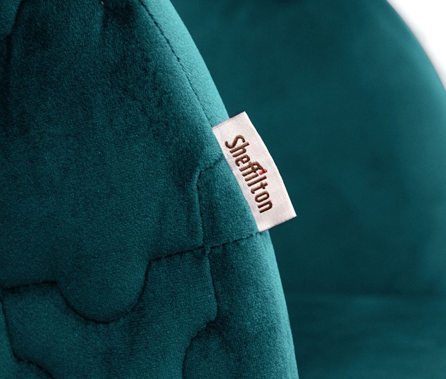 Обеденный стул SHT-ST33-1 / SHT-S122 (альпийский бирюзовый/темный орех/черный муар) во Владивостоке - изображение 6