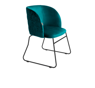 Обеденный стул SHT-ST33-1 / SHT-S167 (альпийский бирюзовый/черный муар) в Артеме