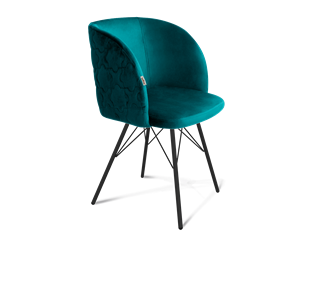 Обеденный стул SHT-ST33-1 / SHT-S37 (альпийский бирюзовый/черный муар) во Владивостоке - предосмотр
