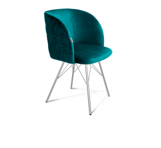 Обеденный стул SHT-ST33-1 / SHT-S37 (альпийский бирюзовый/хром лак) в Уссурийске