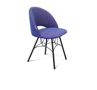 Обеденный стул SHT-ST34 / SHT-S100 (синий мираж/черный муар) в Артеме