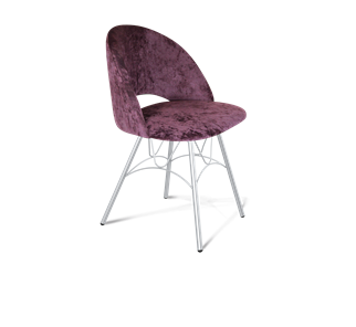 Обеденный стул SHT-ST34 / SHT-S100 (вишневый джем/хром лак) в Находке