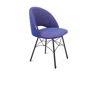Обеденный стул SHT-ST34 / SHT-S107 (синий мираж/черный муар) во Владивостоке - предосмотр