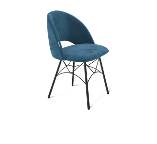 Обеденный стул SHT-ST34 / SHT-S107 (тихий океан/черный муар) в Артеме