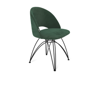 Обеденный стул SHT-ST34 / SHT-S112 (лиственно-зеленый/черный муар) во Владивостоке - предосмотр