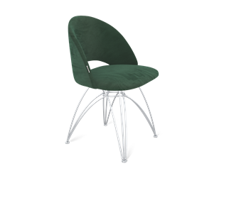 Обеденный стул SHT-ST34 / SHT-S112 (лиственно-зеленый/хром лак) в Артеме