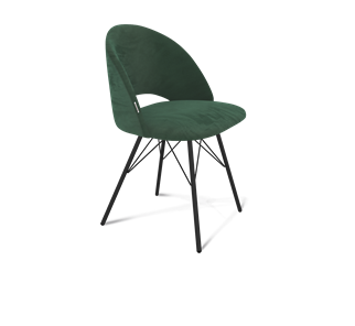 Обеденный стул SHT-ST34 / SHT-S37 (лиственно-зеленый/черный муар) в Уссурийске