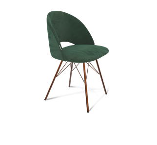 Обеденный стул SHT-ST34 / SHT-S37 (лиственно-зеленый/медный металлик) во Владивостоке