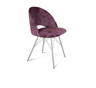 Обеденный стул SHT-ST34 / SHT-S37 (вишневый джем/хром лак) в Артеме