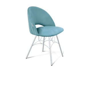 Обеденный стул SHT-ST34-1 / SHT-S100 (голубая пастель/хром лак) в Артеме