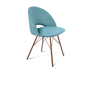 Обеденный стул SHT-ST34-1 / SHT-S37 (голубая пастель/медный металлик) в Артеме