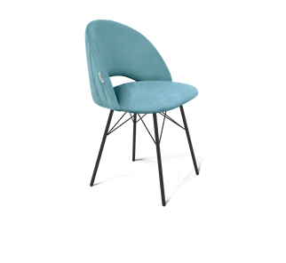 Обеденный стул SHT-ST34-1 / SHT-S64 (голубая пастель/черный муар) в Артеме