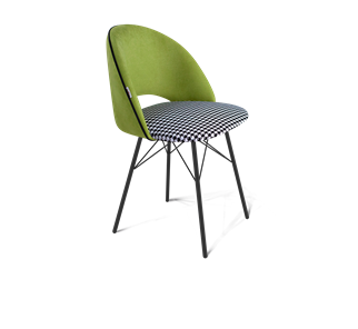 Обеденный стул SHT-ST34-3 / SHT-S64 (оливковый/гусиная лапка/черный муар) в Артеме