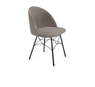 Обеденный стул SHT-ST35 / SHT-S107 (тростниковый сахар/черный муар) в Артеме