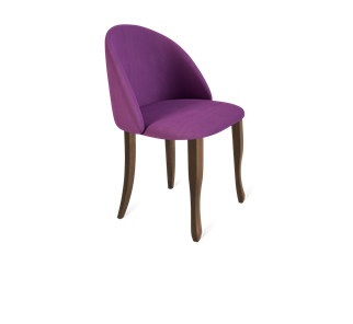 Обеденный стул SHT-ST35 / SHT-S122 (ягодное варенье/темный орех/черный муар) во Владивостоке