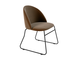 Обеденный стул SHT-ST35 / SHT-S167 (кофейный ликер/черный муар) в Артеме
