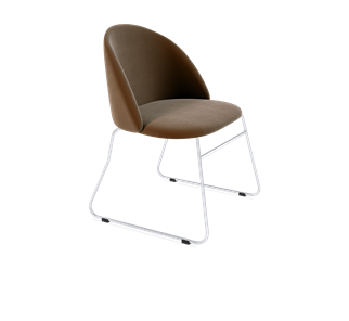 Обеденный стул SHT-ST35 / SHT-S167 (кофейный ликер/хром лак) в Артеме