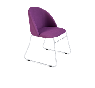 Обеденный стул SHT-ST35 / SHT-S167 (ягодное варенье/хром лак) в Уссурийске