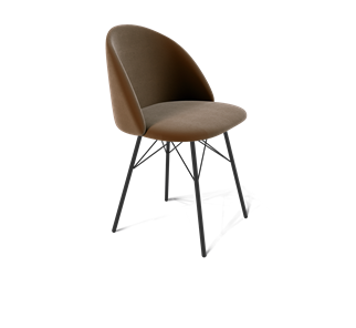 Обеденный стул SHT-ST35 / SHT-S64 (кофейный ликер/черный муар) в Артеме