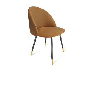 Обеденный стул SHT-ST35 / SHT-S95-1 (горчичный/черный муар/золото) в Находке