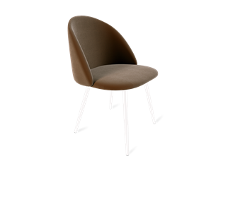 Обеденный стул SHT-ST35 / SHT-S95-1 (кофейный ликер/белый муар) в Артеме