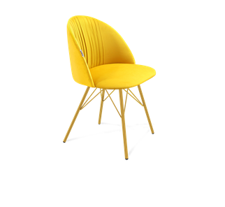 Обеденный стул SHT-ST35-1 / SHT-S37 (имперский жёлтый/золото) в Артеме