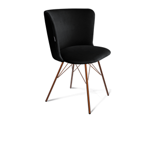 Обеденный стул SHT-ST36 / SHT-S37 (ночное затмение/медный металлик) в Артеме