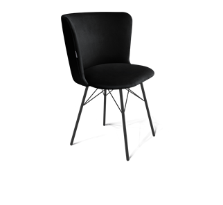 Обеденный стул SHT-ST36 / SHT-S64 (ночное затмение/черный муар) в Артеме