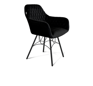Обеденный стул SHT-ST38 / SHT-S100 (ночное затмение/черный муар) в Артеме