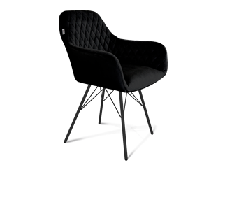 Обеденный стул SHT-ST38 / SHT-S37 (ночное затмение/черный муар) в Находке
