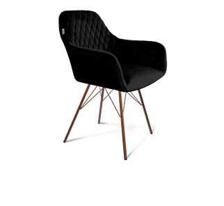Обеденный стул SHT-ST38 / SHT-S37 (ночное затмение/медный металлик) в Находке