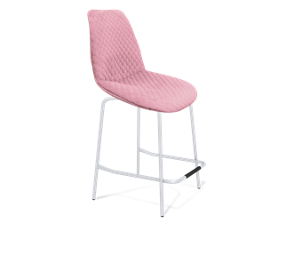 Полубарный стул SHT-ST29-С22 / SHT-S29P-1 (розовый зефир/хром лак) в Артеме