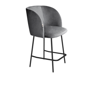 Полубарный стул SHT-ST33 / SHT-S29P-1 (угольно-серый/черный муар) во Владивостоке
