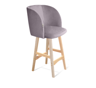 Полубарный стул SHT-ST33 / SHT-S65-1 (сиреневая орхидея/прозрачный лак) в Артеме
